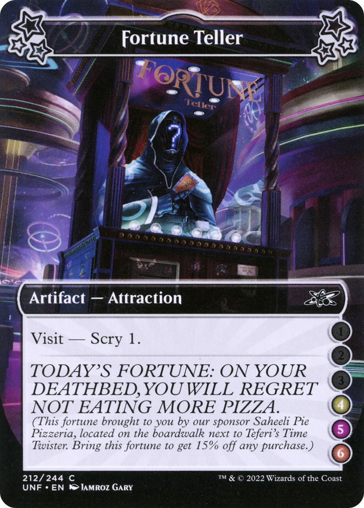 Fortune Teller (4-5-6) (212) [Unfinity] foil - Deck Out Gaming