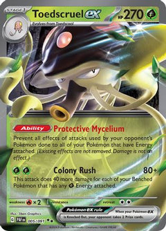 Toedscruel ex - 005/091 (5) [SV: Paldean Fates] Holofoil - Deck Out Gaming