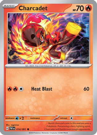 Charcadet - 014/091 (14) [SV: Paldean Fates] Reverse Holofoil - Deck Out Gaming