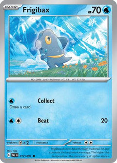 Frigibax - 017/091 (17) [SV: Paldean Fates] Reverse Holofoil - Deck Out Gaming