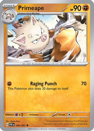 Primeape - 046/091 (46) [SV: Paldean Fates] - Deck Out Gaming