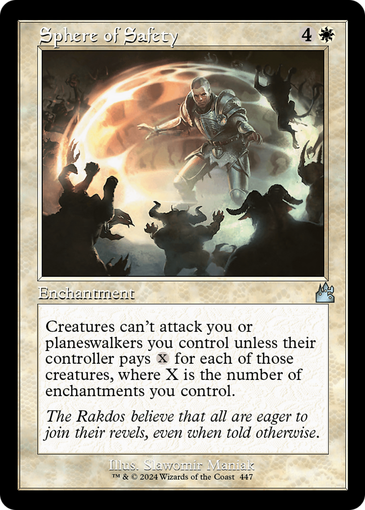 Sphere of Safety (Retro Frame) (447) [Ravnica Remastered] - Deck Out Gaming