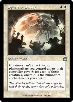 Sphere of Safety (Retro Frame) (447) [Ravnica Remastered] - Deck Out Gaming