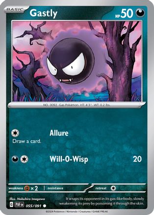 Gastly (55) [SV: Paldean Fates] - Deck Out Gaming