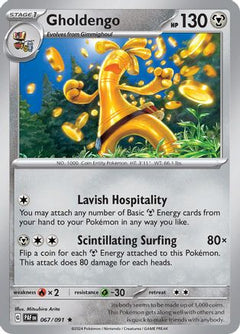 Gholdengo (67) [SV: Paldean Fates] Reverse Holofoil - Deck Out Gaming