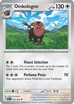 Oinkologne (72) [SV: Paldean Fates] Reverse Holofoil - Deck Out Gaming