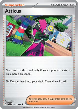 Atticus (77) [SV: Paldean Fates] - Deck Out Gaming
