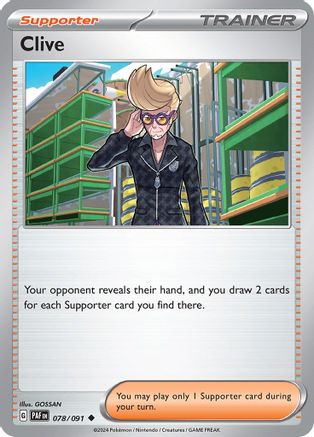 Clive - 078/091 (78) [SV: Paldean Fates] - Deck Out Gaming