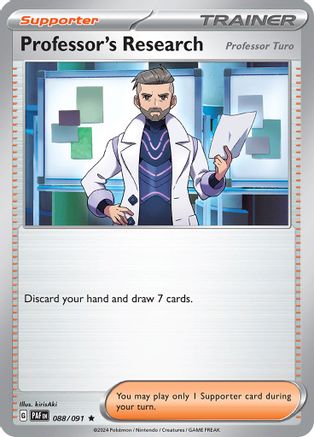 Professor’s Research (88) [SV: Paldean Fates] Reverse Holofoil - Deck Out Gaming