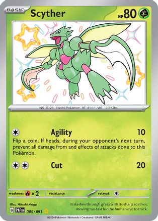 Scyther (95) [SV: Paldean Fates] Holofoil - Deck Out Gaming