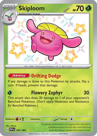 Skiploom (97) [SV: Paldean Fates] Holofoil - Deck Out Gaming