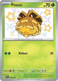 Pineco - 099/091 (99) [SV: Paldean Fates] Holofoil - Deck Out Gaming