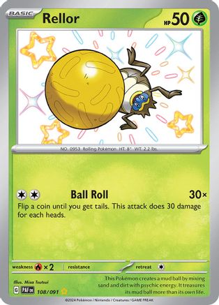 Rellor (108) [SV: Paldean Fates] Holofoil - Deck Out Gaming