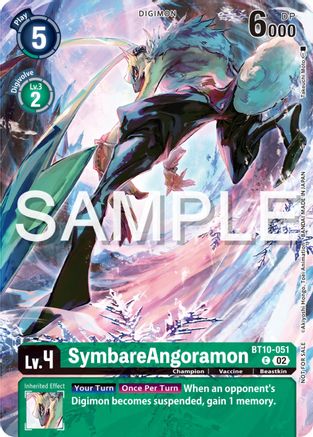 SymbareAngoramon (Digimon Illustration Competition Pack 2023) (BT10-051) [Xros Encounter] - Deck Out Gaming