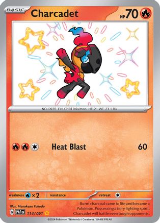Charcadet - 114/091 (114) [SV: Paldean Fates] Holofoil - Deck Out Gaming