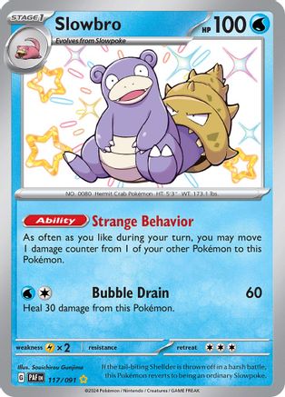 Slowbro (117) [SV: Paldean Fates] Holofoil - Deck Out Gaming