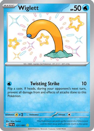 Wiglett - 121/091 (121) [SV: Paldean Fates] Holofoil - Deck Out Gaming
