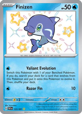 Finizen (123) [SV: Paldean Fates] Holofoil - Deck Out Gaming