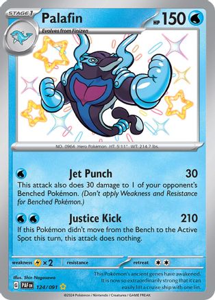 Palafin - 124/091 (124) [SV: Paldean Fates] Holofoil - Deck Out Gaming