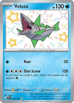 Veluza - 125/091 (125) [SV: Paldean Fates] Holofoil - Deck Out Gaming