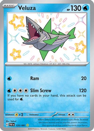 Veluza - 125/091 (125) [SV: Paldean Fates] Holofoil - Deck Out Gaming