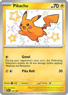 Pikachu - 131/091 (131) [SV: Paldean Fates] Holofoil - Deck Out Gaming