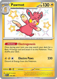 Pawmot (144) [SV: Paldean Fates] Holofoil - Deck Out Gaming