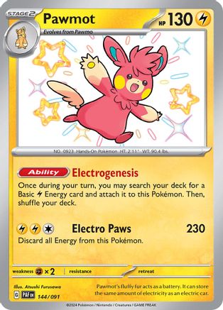 Pawmot (144) [SV: Paldean Fates] Holofoil - Deck Out Gaming