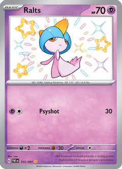 Ralts - 153/091 (153) [SV: Paldean Fates] Holofoil - Deck Out Gaming