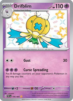Drifblim (156) [SV: Paldean Fates] Holofoil - Deck Out Gaming