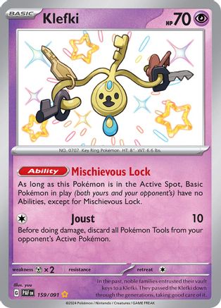 Klefki (159) [SV: Paldean Fates] Holofoil - Deck Out Gaming