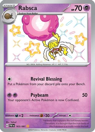 Rabsca (163) [SV: Paldean Fates] Holofoil - Deck Out Gaming