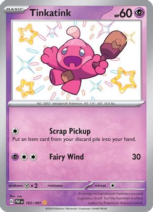 Tinkatink (165) [SV: Paldean Fates] Holofoil - Deck Out Gaming