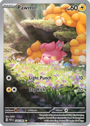 Pawmi - 226/091 (226) [SV: Paldean Fates] Holofoil - Deck Out Gaming