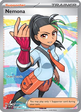 Nemona - 229/091 (229) [SV: Paldean Fates] Holofoil - Deck Out Gaming