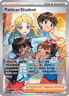 Paldean Student - 230/091 (230) [SV: Paldean Fates] Holofoil - Deck Out Gaming