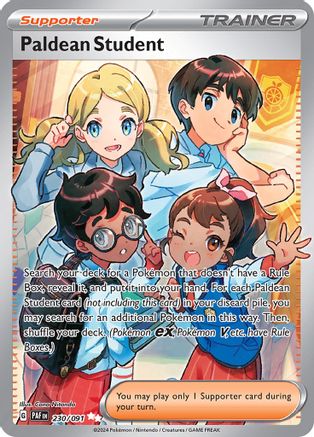 Paldean Student - 230/091 (230) [SV: Paldean Fates] Holofoil - Deck Out Gaming