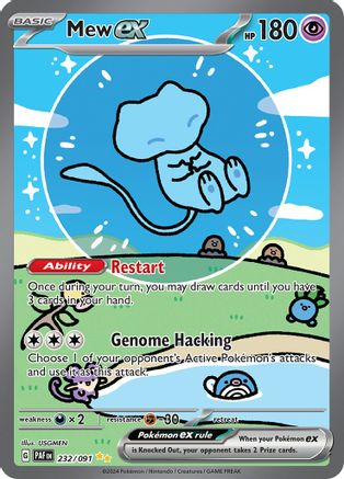 Mew ex - 232/091 (232) [SV: Paldean Fates] Holofoil - Deck Out Gaming