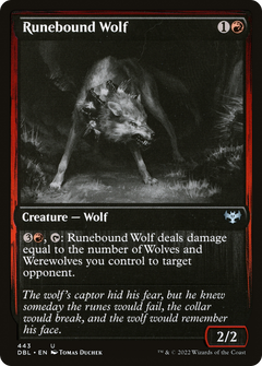 Runebound Wolf (443) [Innistrad: Double Feature] - Deck Out Gaming