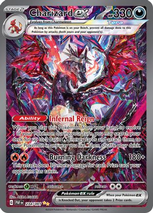 Charizard ex - 234/091 (234) [SV: Paldean Fates] Holofoil - Deck Out Gaming