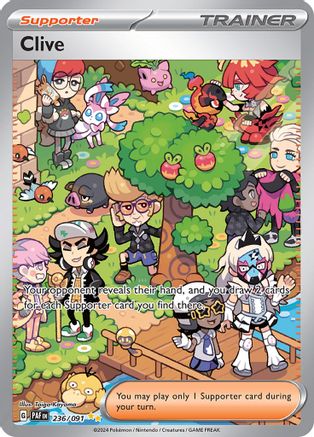 Clive - 236/091 (236) [SV: Paldean Fates] Holofoil - Deck Out Gaming