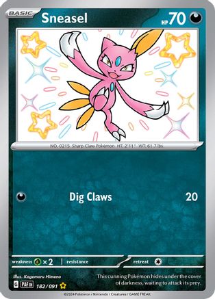 Sneasel (182) [SV: Paldean Fates] Holofoil - Deck Out Gaming