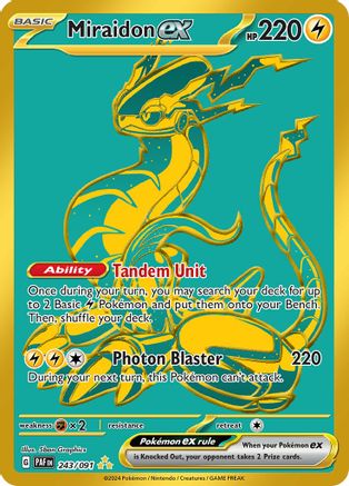 Miraidon ex (243) [SV: Paldean Fates] Holofoil - Deck Out Gaming