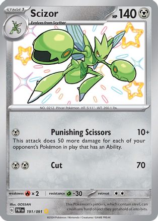 Scizor (191) [SV: Paldean Fates] Holofoil - Deck Out Gaming