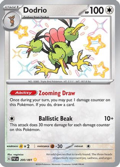 Dodrio (200) [SV: Paldean Fates] Holofoil - Deck Out Gaming