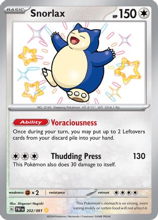 Snorlax (202) [SV: Paldean Fates] Holofoil - Deck Out Gaming