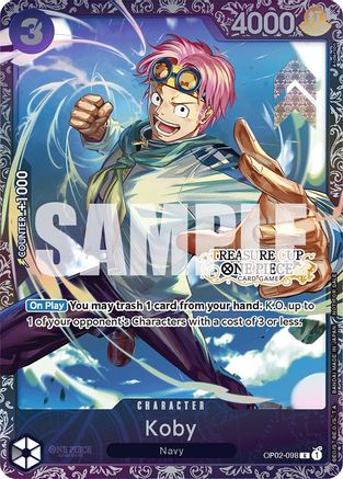 Koby (Treasure Cup) (OP02-098) [One Piece Promotion Cards] Foil - Deck Out Gaming