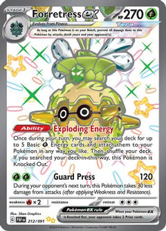 Forretress ex - 212/091 (212) [SV: Paldean Fates] Holofoil - Deck Out Gaming