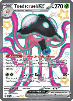Toedscruel ex - 213/091 (213) [SV: Paldean Fates] Holofoil - Deck Out Gaming