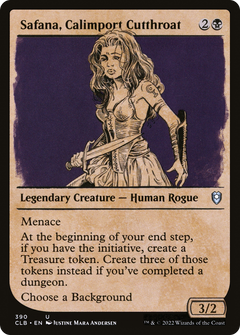 Safana, Calimport Cutthroat (Showcase) (390) [Commander Legends: Battle for Baldur's Gate] - Deck Out Gaming